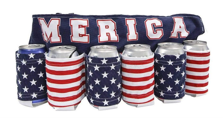 'Merica Beer Belt - Novelty Beverage Holder