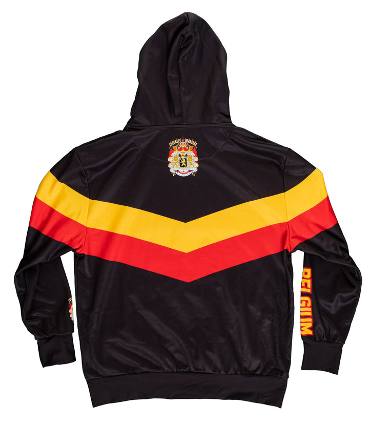 Belgium World Soccer Sublimated Hooded Sweatshirt