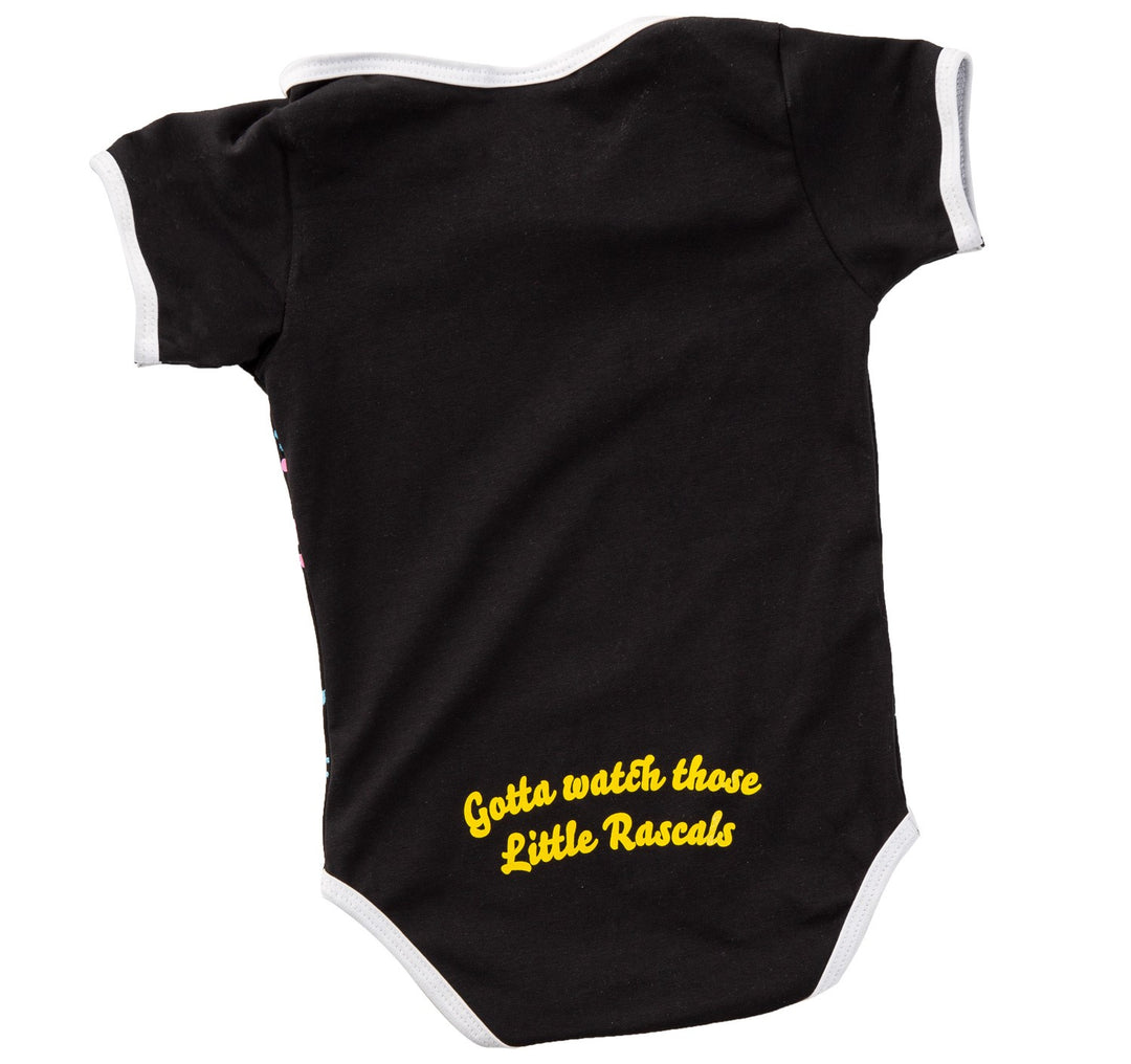 Bob Ross Baby Onesie - Paint Splatter Print