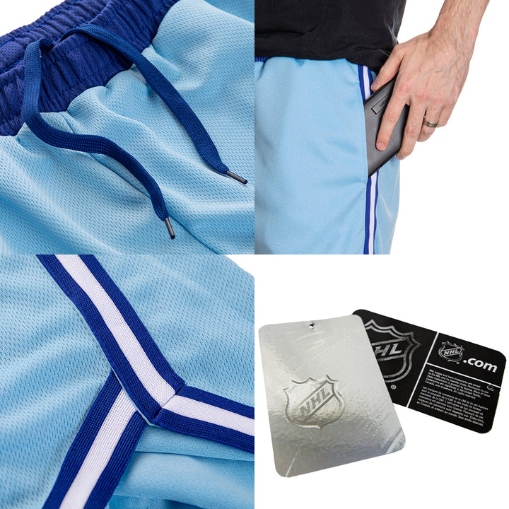 Tampa Bay Lightning Men's 2 Tone Air Mesh Shorts Lined with Pockets