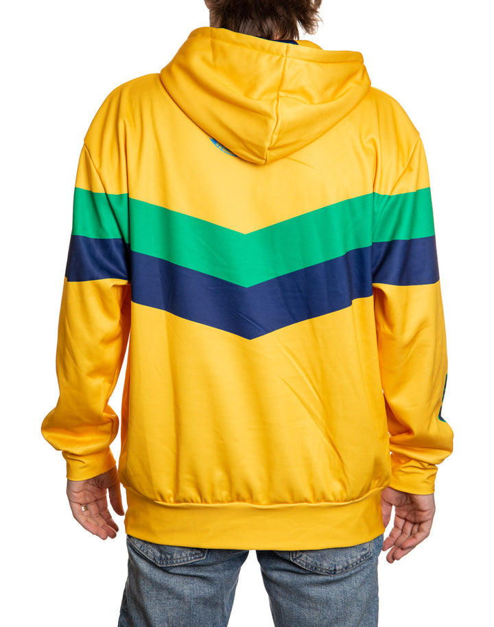 Brazil World Soccer Sublimated Hooded Sweatshirt