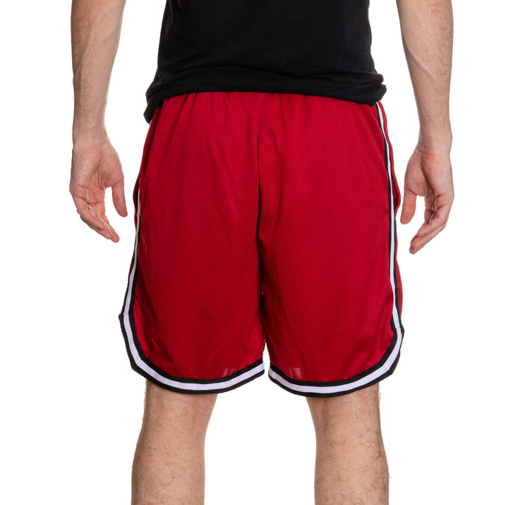 Calgary Flames Men's 2 Tone Air Mesh Shorts Lined with Pockets