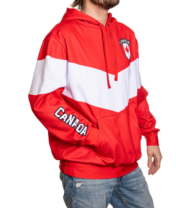 Canada World Soccer Sublimated Hooded Sweatshirt