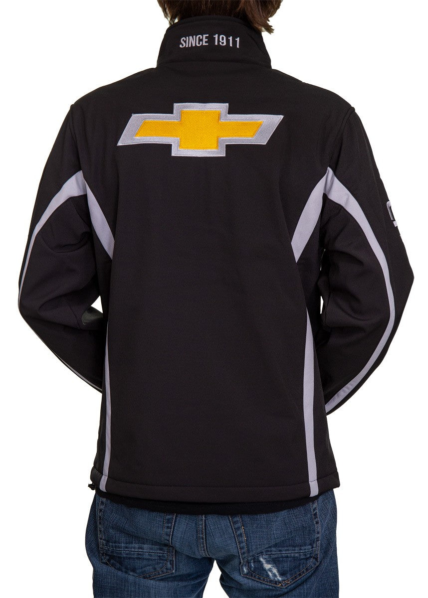 Chevrolet Bowtie Men's Jacket- Black Back Logo large bowtie