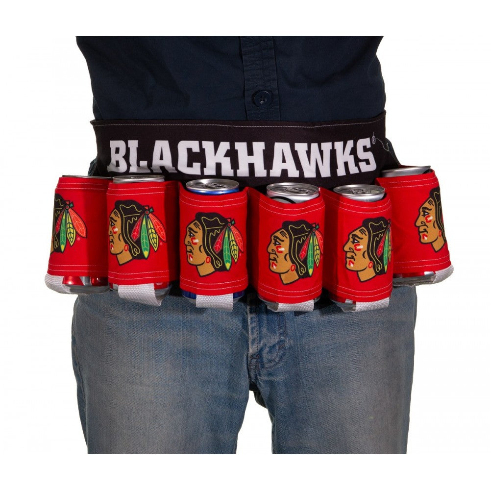 Novelty Beverage Holder Beer Belt- Chicago Blackhawks
