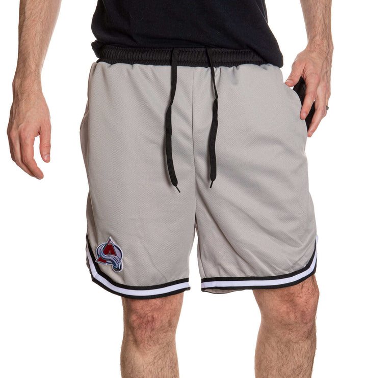 Colorado Avalanche Men's 2 Tone Air Mesh Shorts Lined with Pockets