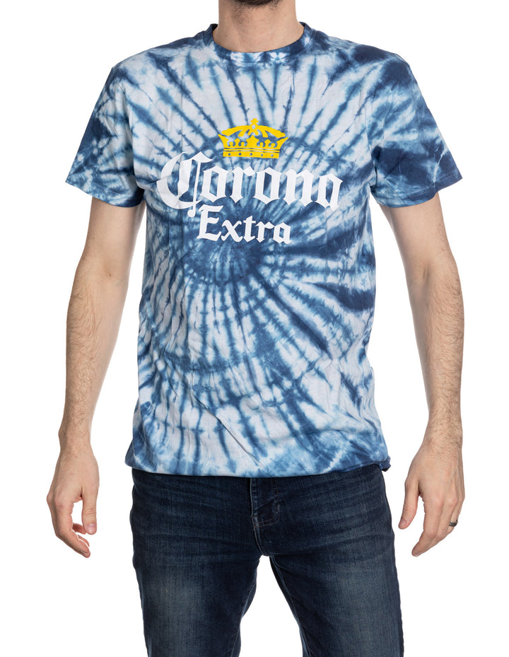 Corona Extra Blue Tie Dye T-Shirt