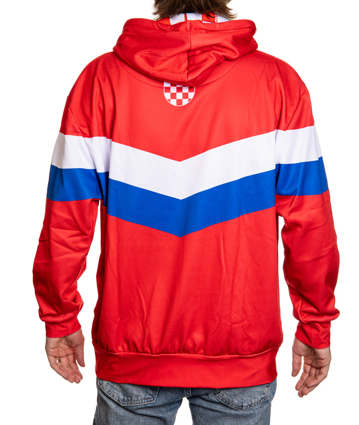 Croatia World Soccer Sublimated Hooded Sweatshirt