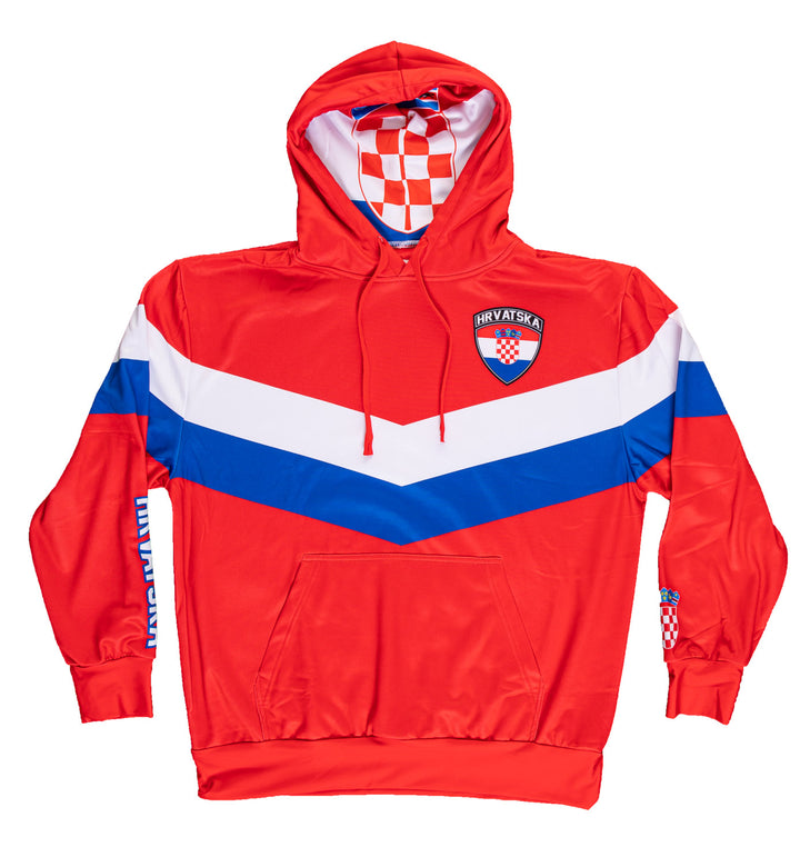 Croatia World Soccer Sublimated Hooded Sweatshirt