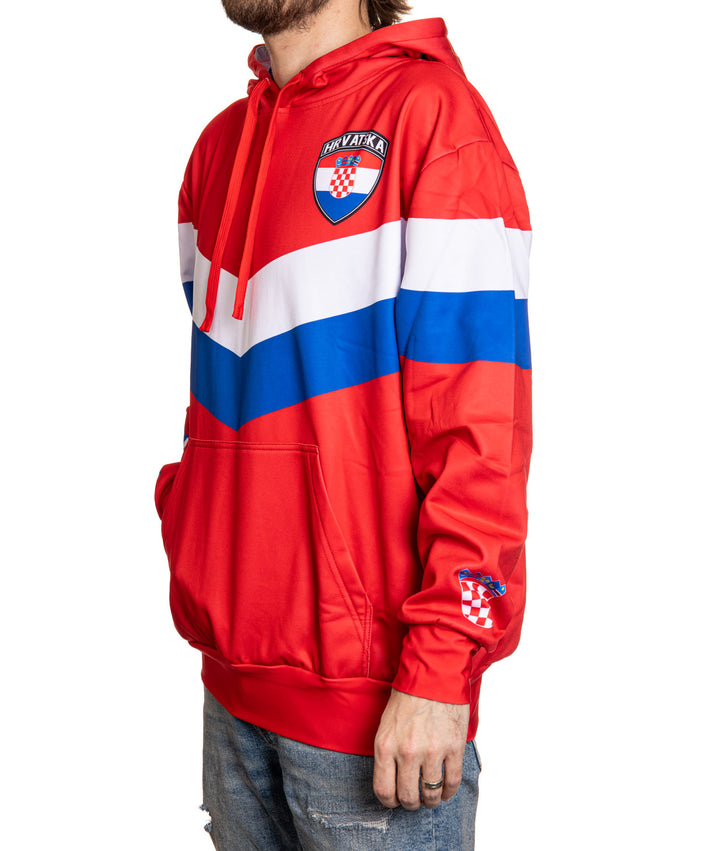 Croatia World Soccer Sublimated Hooded Sweatshirt