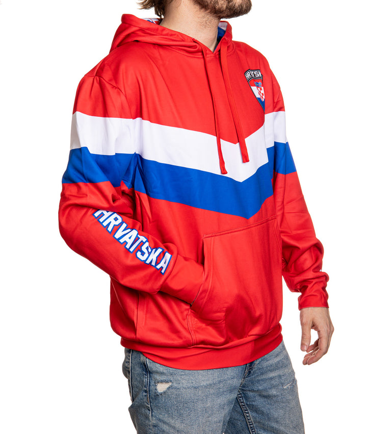 Croatia World Soccer Sublimated Hooded Sweatshirt