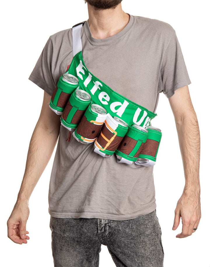 Elfed Up Beer Belt - Novelty Beverage Holder