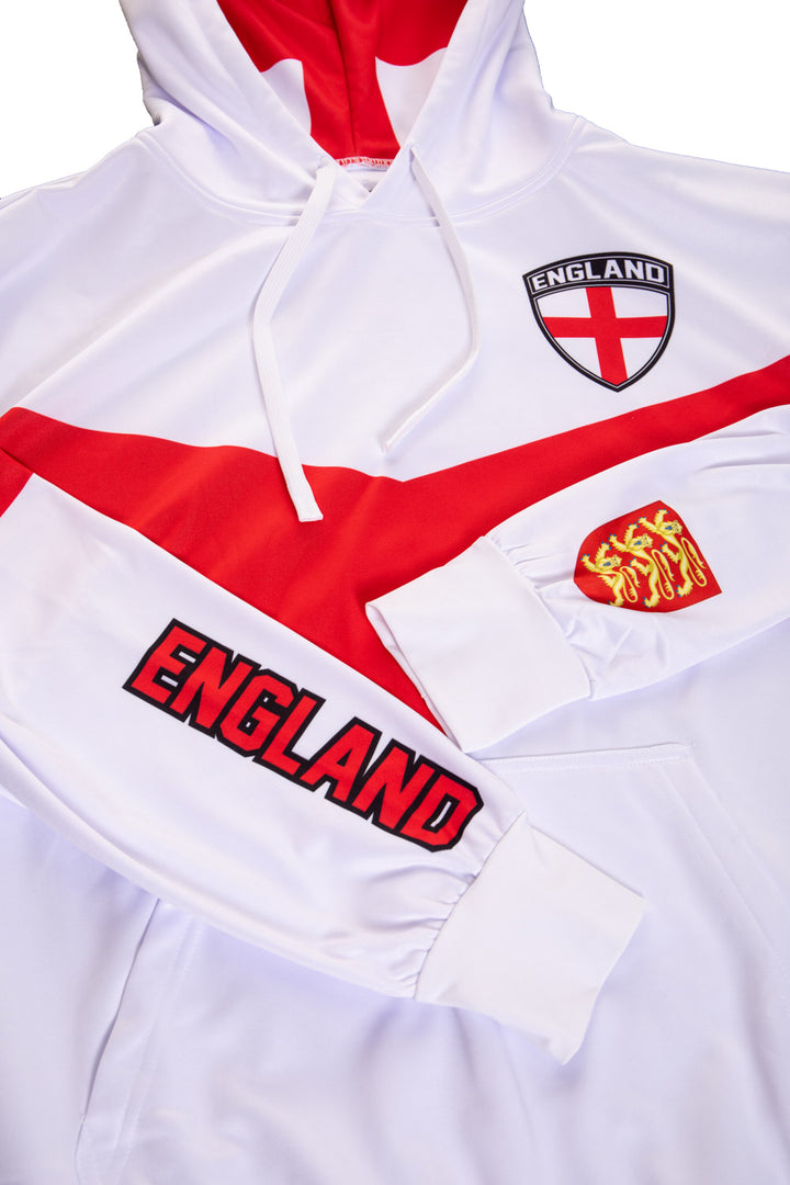 England World Soccer Sublimated Hooded Sweatshirt