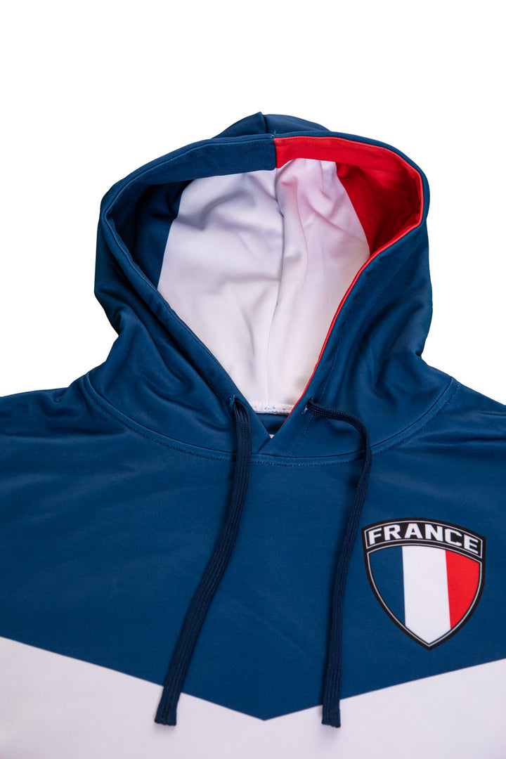 France World Soccer Sublimated Hooded Sweatshirt