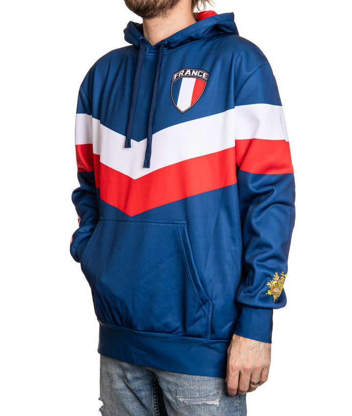 France World Soccer Sublimated Hooded Sweatshirt