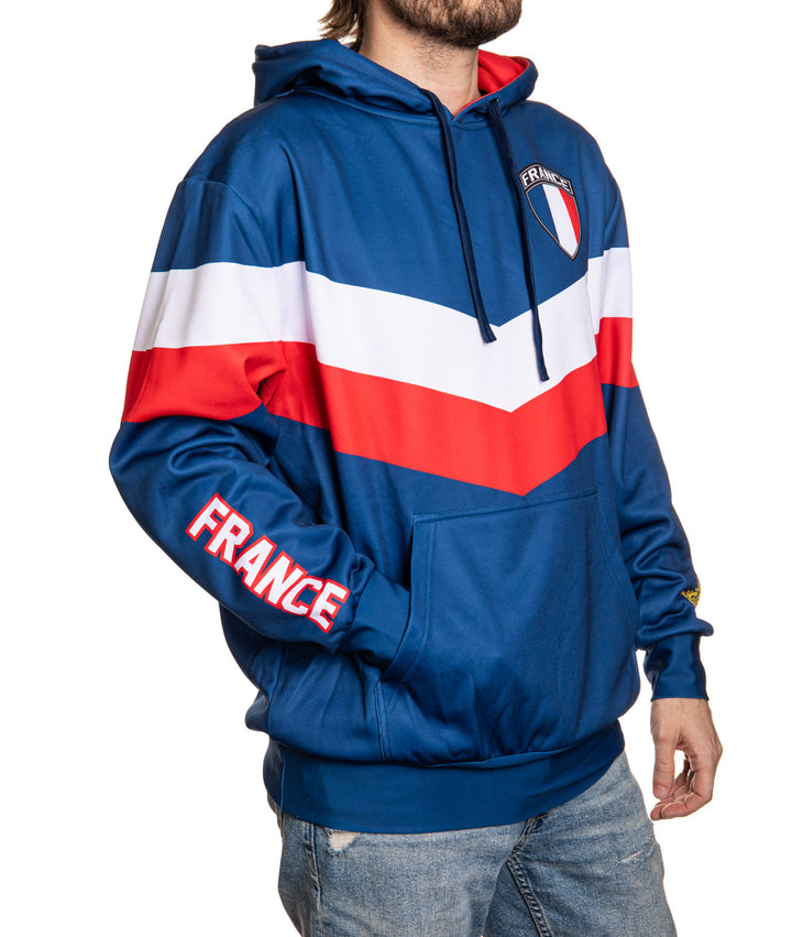 France World Soccer Sublimated Hooded Sweatshirt