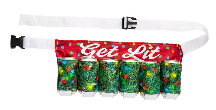 Get Lit Beer Belt - Novelty Beverage Holder