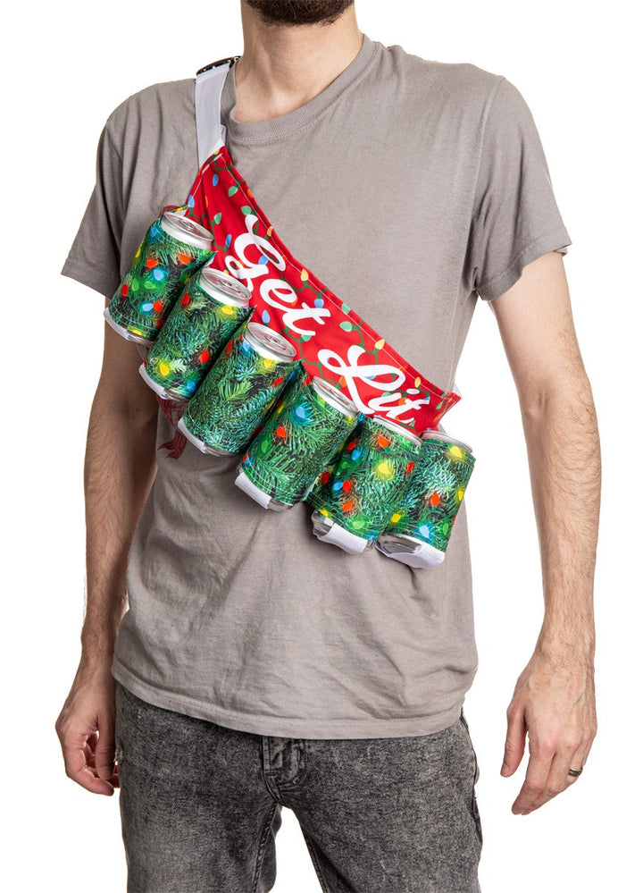 Get Lit Beer Belt Modeled.