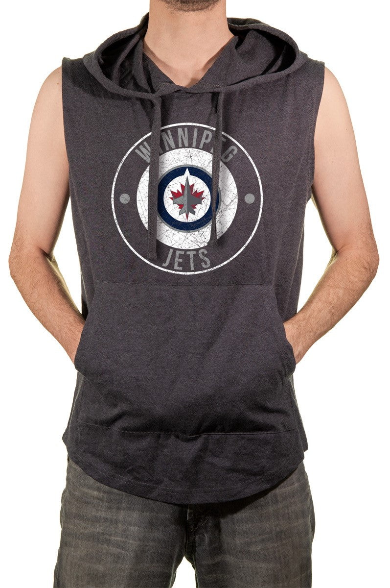 NHL Men's Sleeveless Hoodie- Winnipeg Jets