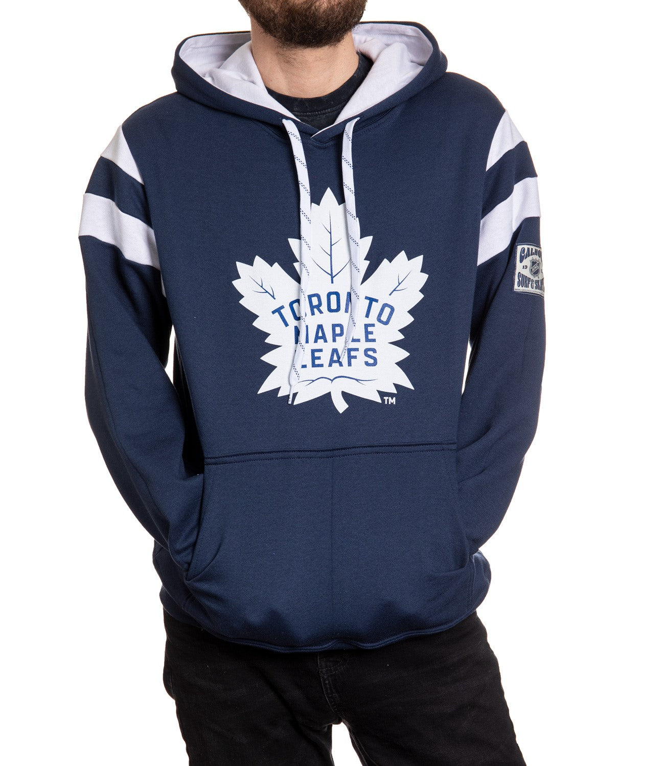 Toronto Maple Leafs Varsity Retro Style Crewneck Sweatshirt