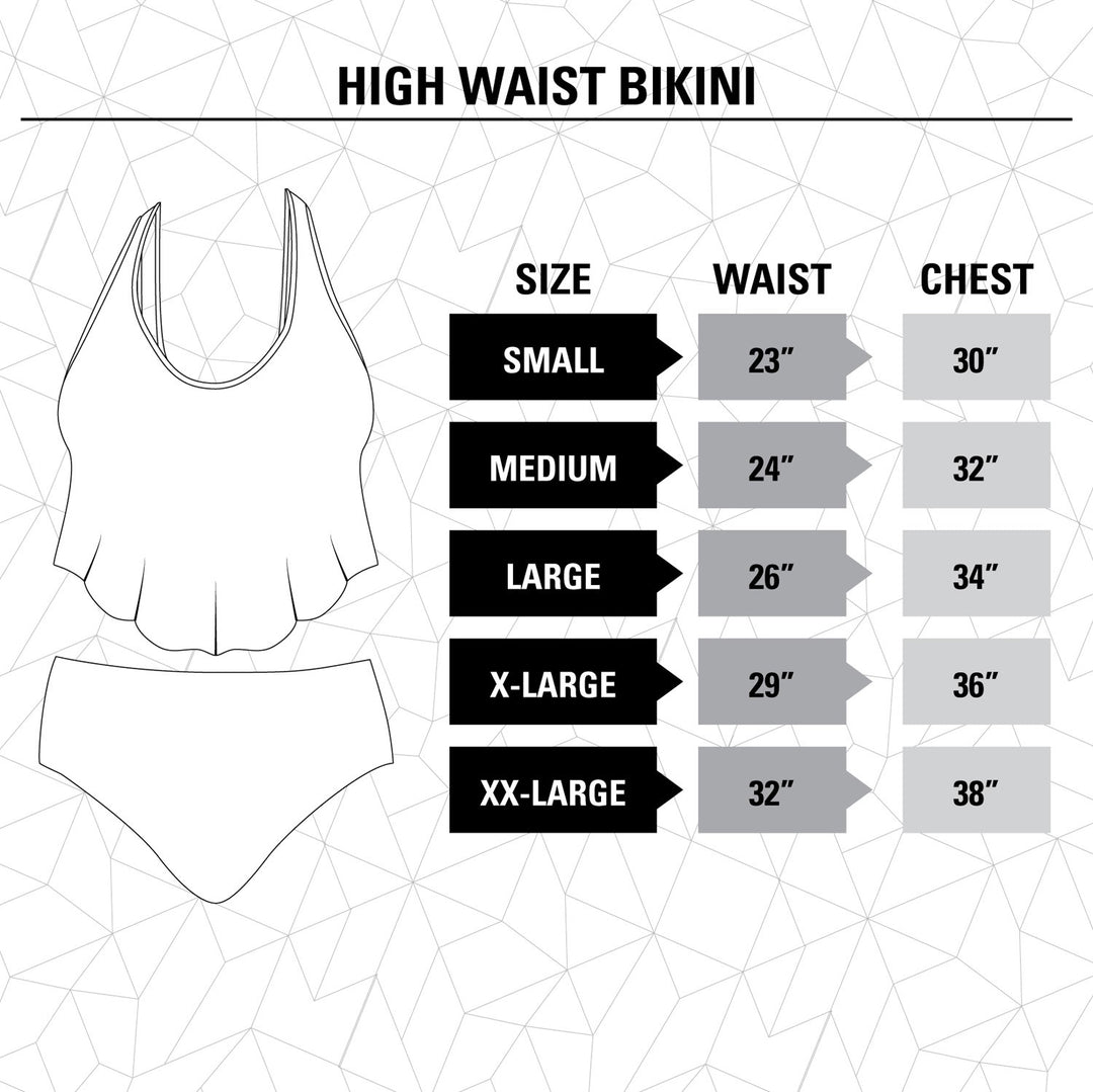 Corona Extra Label Flowy High Waist Bikini Size Guide