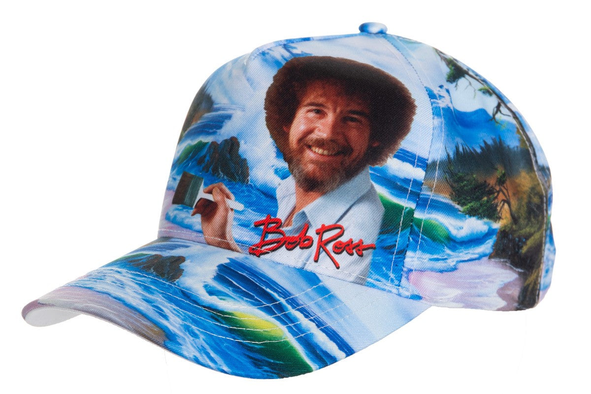 Calhoun Officially Licensed Bob Ross Adjustable 5 Panel Tie Dye