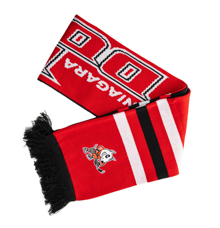 Niagara IceDogs Knit Scarf Folded
