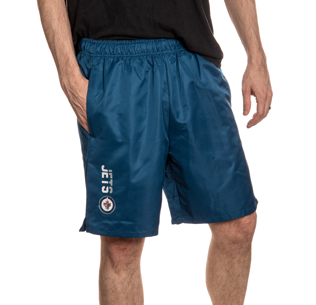 Winnipeg Jets Quick Dry Shorts Front View