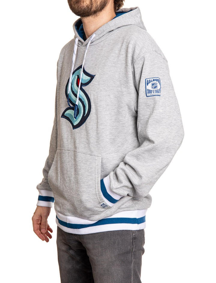 NHL Surf & Skate Seattle Kraken "Muskoka Style" Striped Hoodie