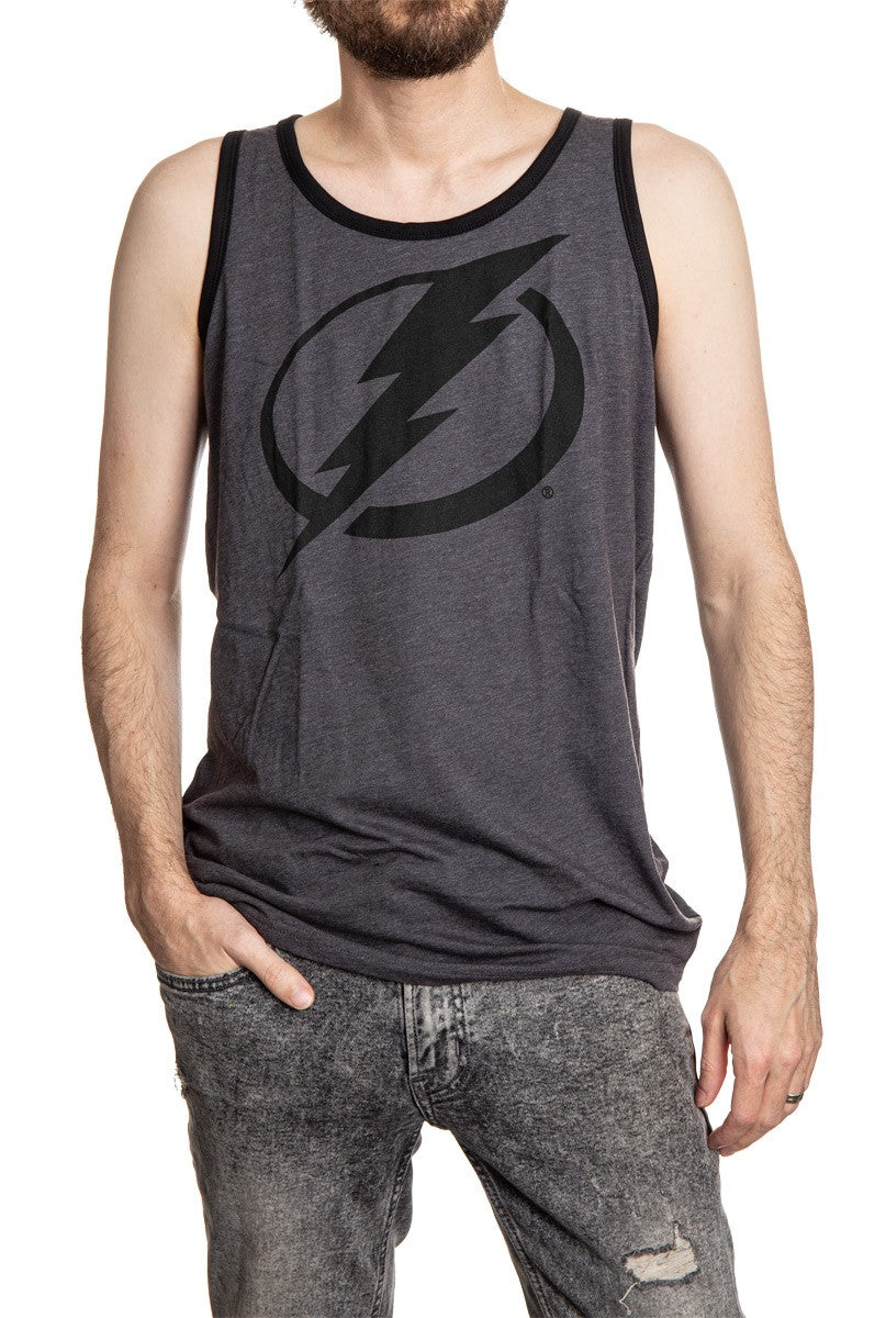 Tampa Bay Lightning Large Logo Tank - Blackout Collection