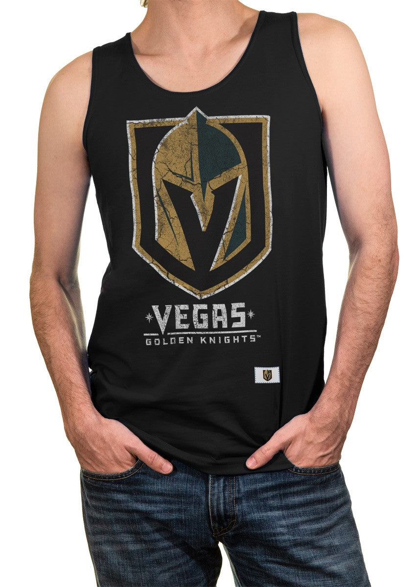 Mens NHL Team Logo Tank Top- Vegas Golden Knights 