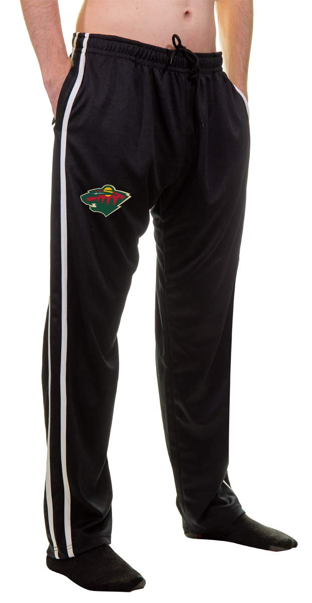 NHL Men's Striped Training Pant- Minnesota Wild