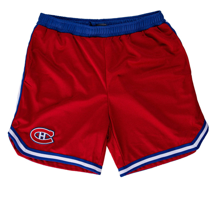 Montreal Canadiens Men's 2 Tone Air Mesh Shorts Lined with Pockets