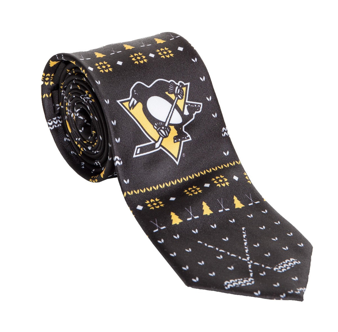 Pittsburgh Penguins Ugly Christmas Tie.