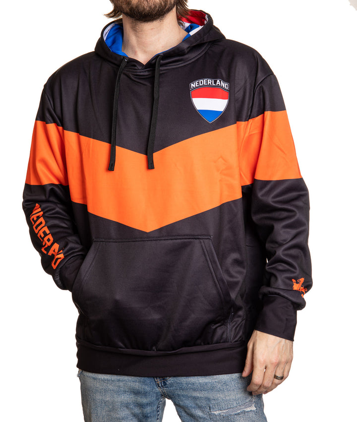 Netherlands World Soccer Sublimated Hooded Sweatshirt