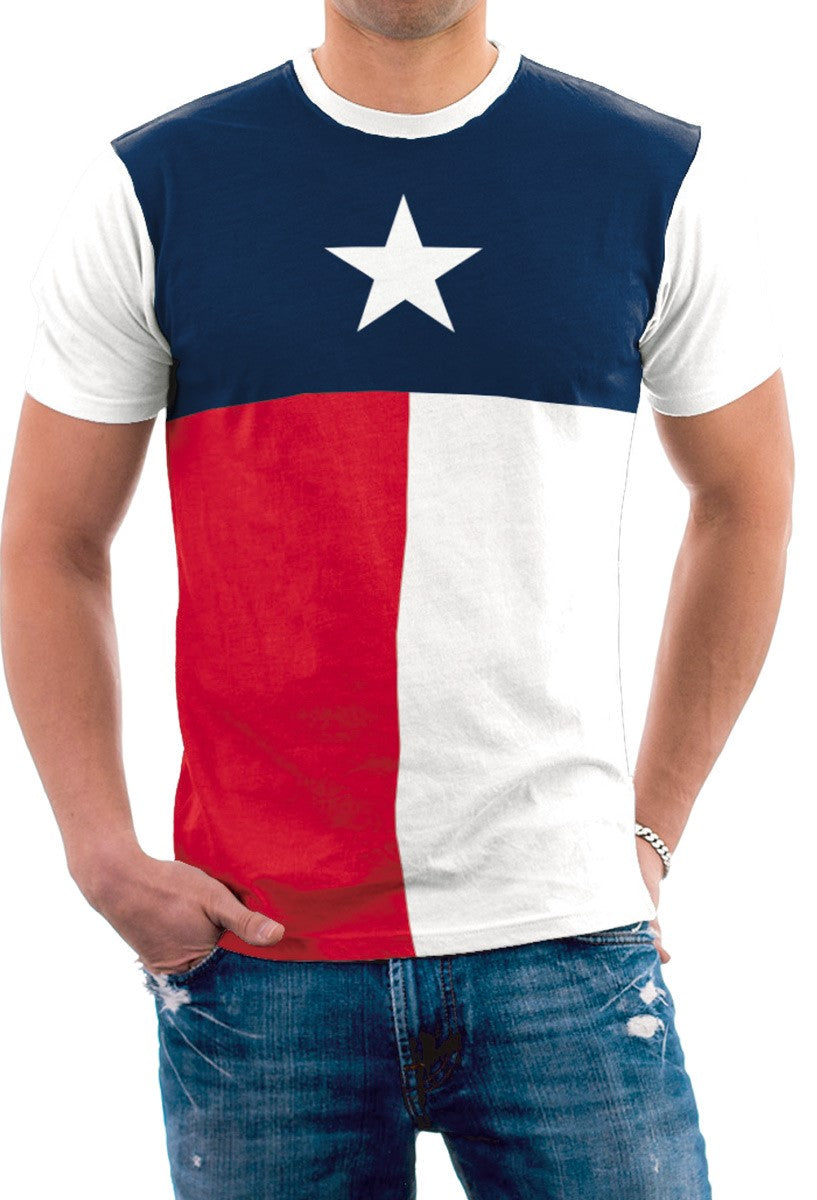 Men's Lone Star State Texas Flag T-Shirt