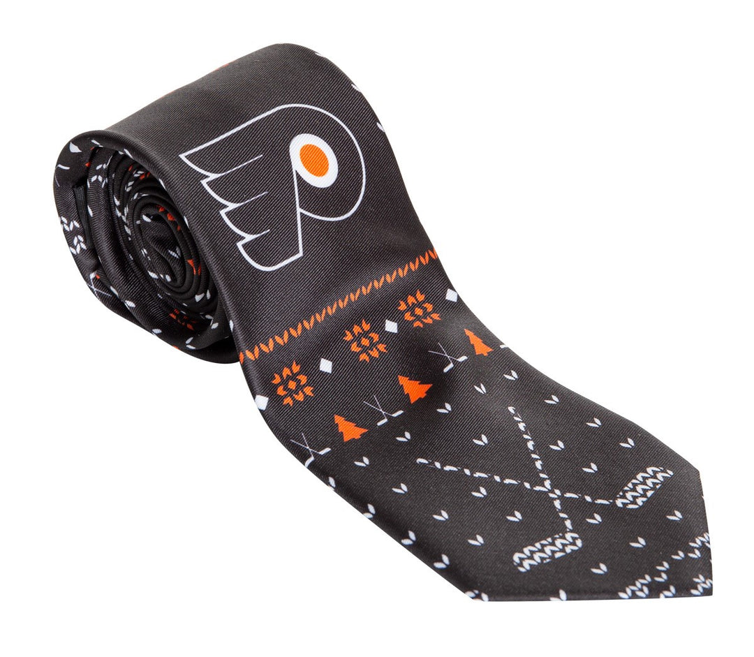 Philadelphia Flyers Ugly Christmas Tie.
