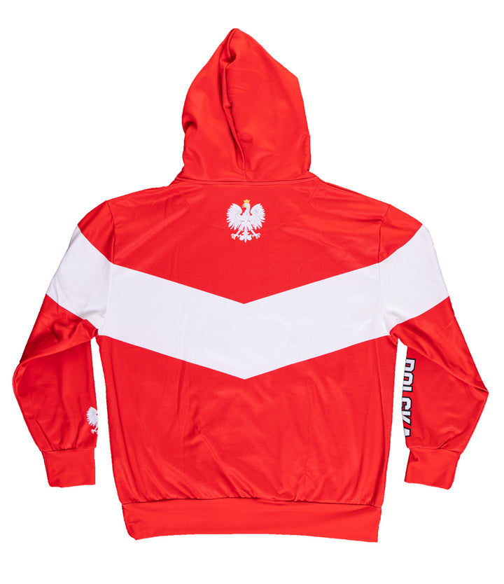 Poland World Soccer Sublimated Hooded Sweatshirt