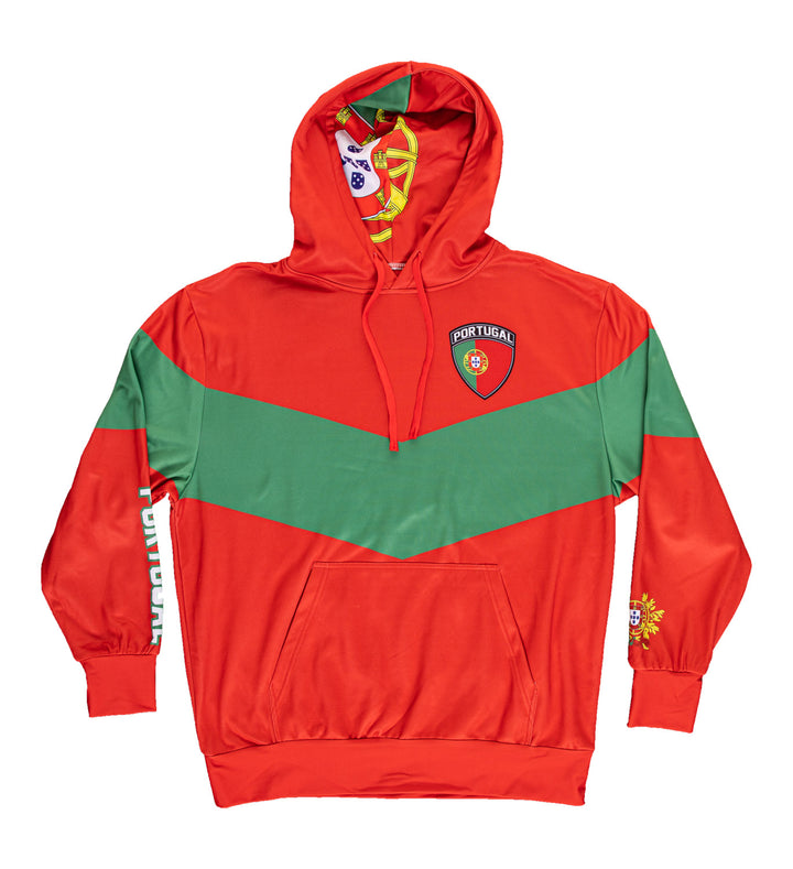Portugal World Soccer Sublimated Hooded Sweatshirt