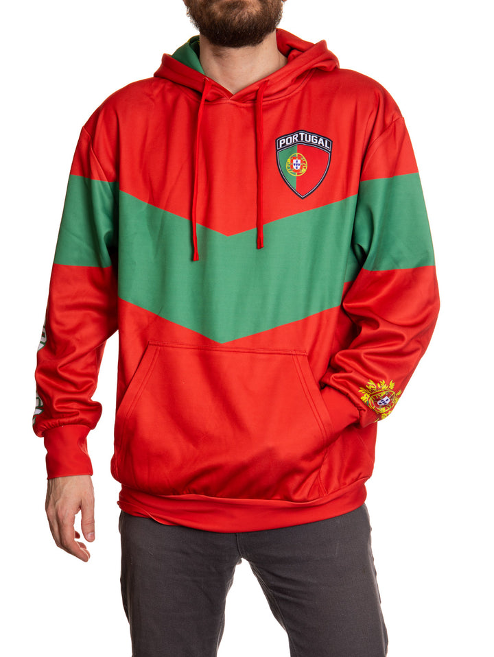 Portugal World Soccer Sublimated Hooded Sweatshirt