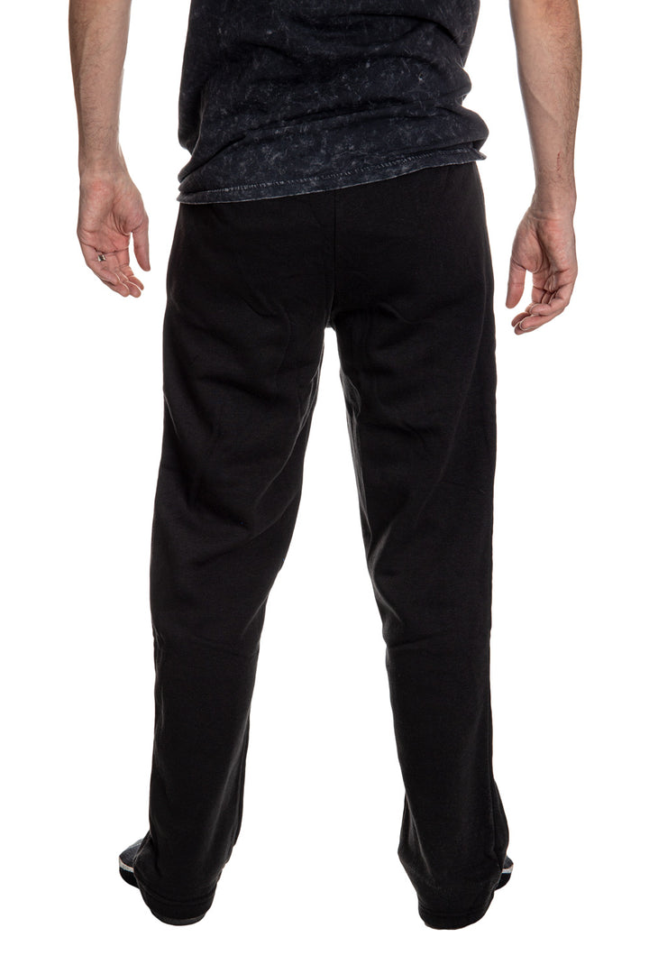 New Jersey Devils Premium Fleece Sweatpants Back View.