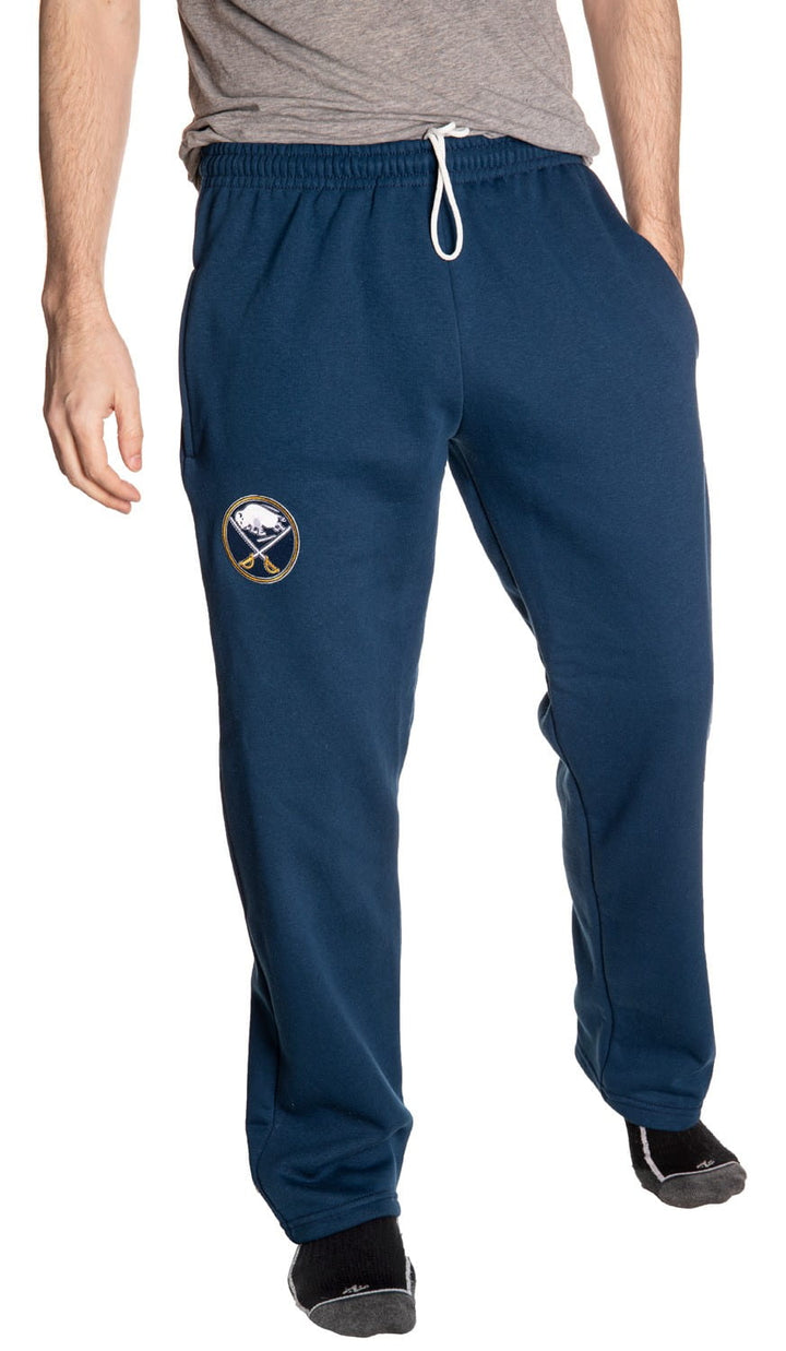 Buffalo Sabres Blue Sweatpants Front View