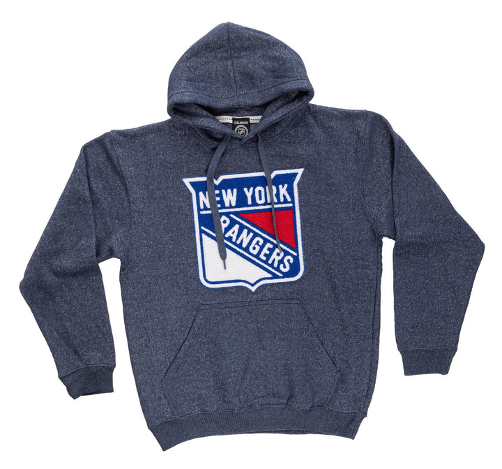 New York Rangers Unisex Nantucket Hoodie with Chenille Logo Crest