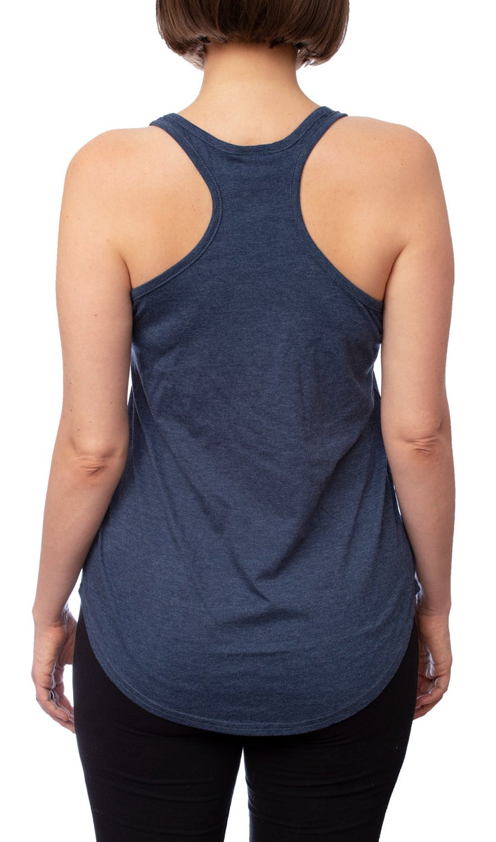 Corona Extra Label Flowy Tank Top Back View.