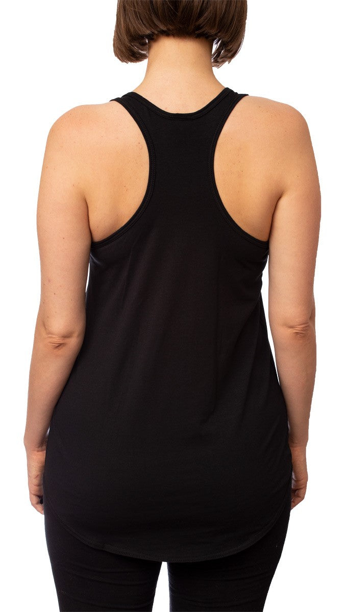 Ladies Corona Extra Flowy Tank Top- Daytime Sunset Racer Back