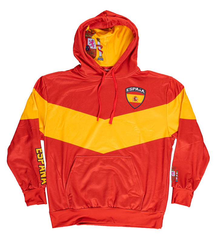 Spain World Soccer Sublimated Hooded Sweatshirt