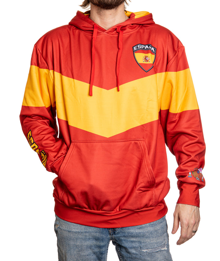 Spain World Soccer Sublimated Hooded Sweatshirt