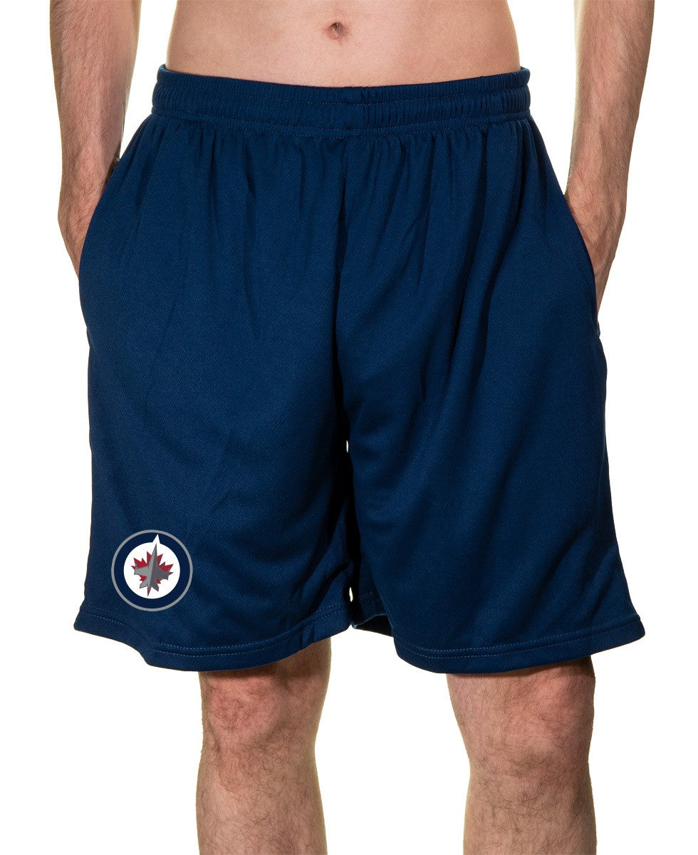 NHL Mens Air Mesh Shorts- Winnipeg Jets