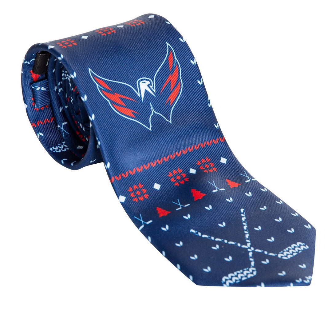 Washington Capitals Ugly Christmas Tie.