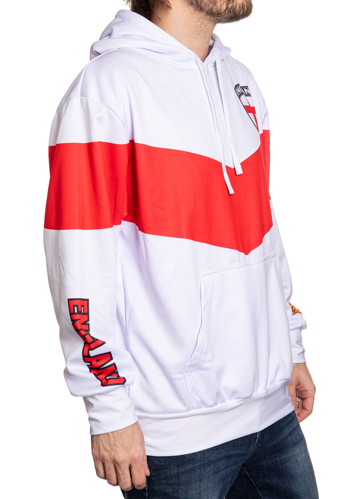 England World Soccer Sublimated Hooded Sweatshirt
